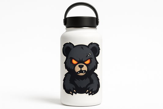 Evil Teddy Bear Sticker Decal Vinyl Laptop Car Window Bumper AUTO Water Bottle Helmets Waterproof Halloween