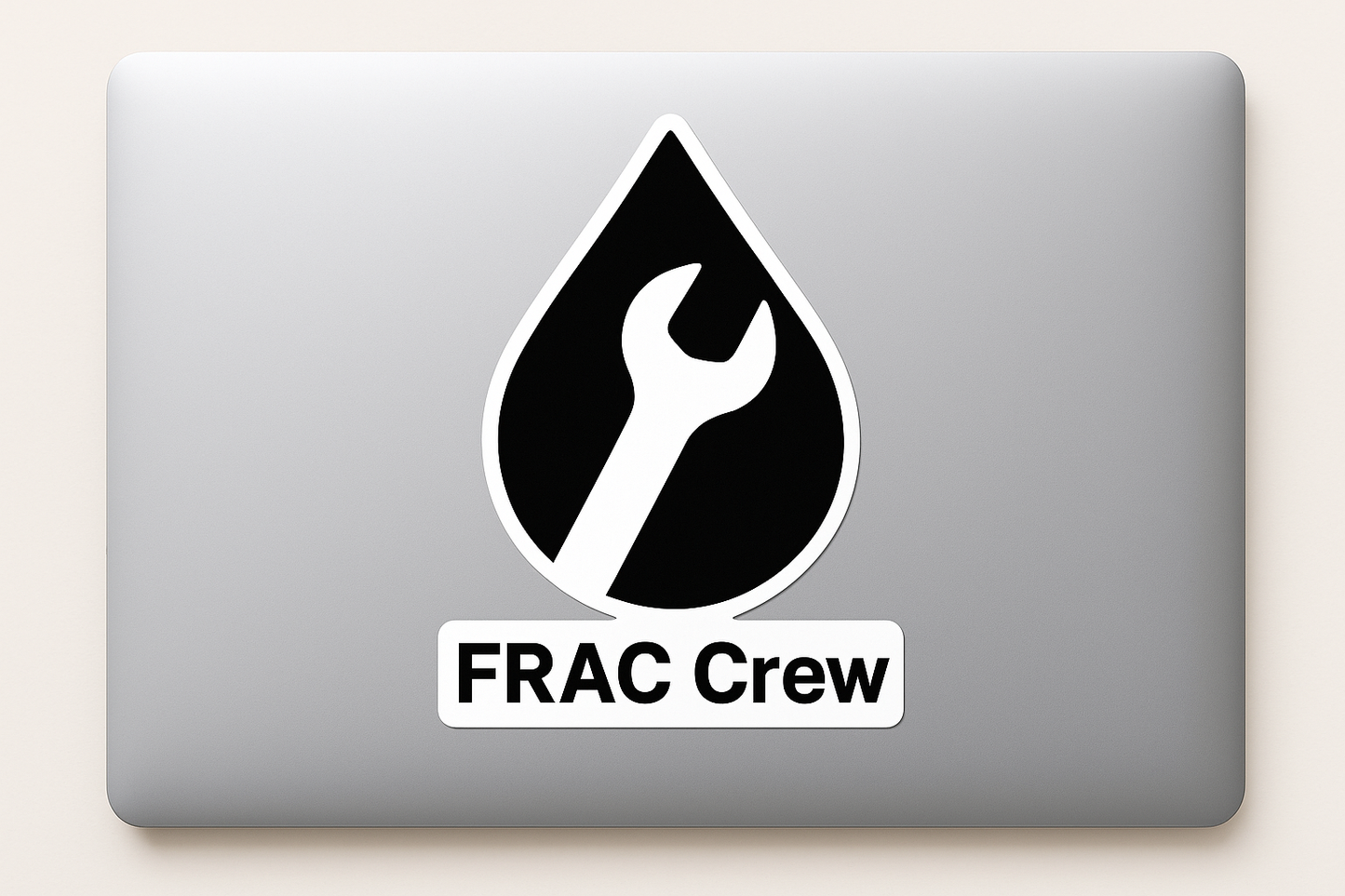 FRAC Crew Oil Drop Sticker Decal Vinyl Laptop Car Window Bumper AUTO Water Bottle Helmets Waterproof Tool
