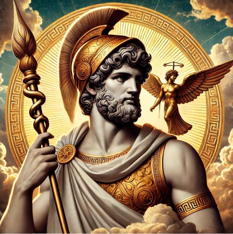 Vinyl sticker: Noble Hermes Sticker – Waterproof Vinyl Decal for Laptop, Wall, Car, Window, Bumper, Truck, Auto, Water Bottle