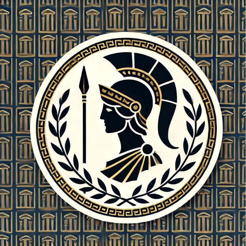 Vinyl sticker: Athena Silhouette Greek Mythology Sticker for Laptop, Wall, Car, Window, Bumper, Decal, Truck, Waterproof, Auto, Water Bottle. (4)