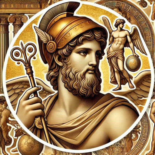 Vinyl sticker: Detailed Realistic Hermes Sticker – Waterproof Vinyl Decal for Laptop, Wall, Car, Window, Bumper, Truck, Auto, Water Bottle