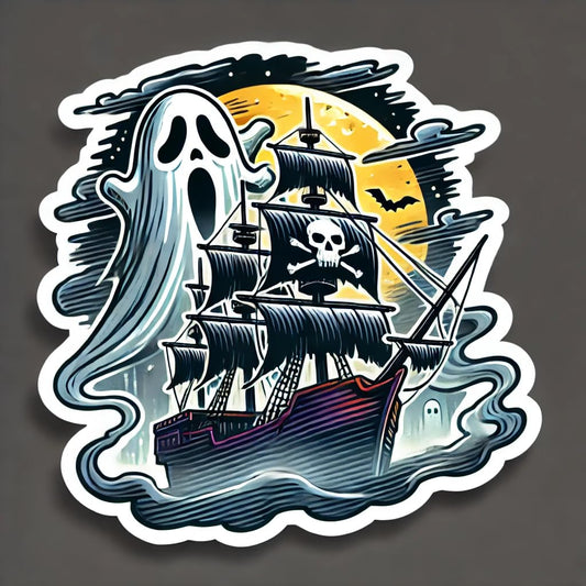 Vinyl sticker: Pumpkin Head with Lantern Halloween Sticker - Creepy Grin and Scythe, Waterproof Vinyl Decal for Laptop, Wall, Car, Window, Bumper, Truck, and Water Bottle (8)