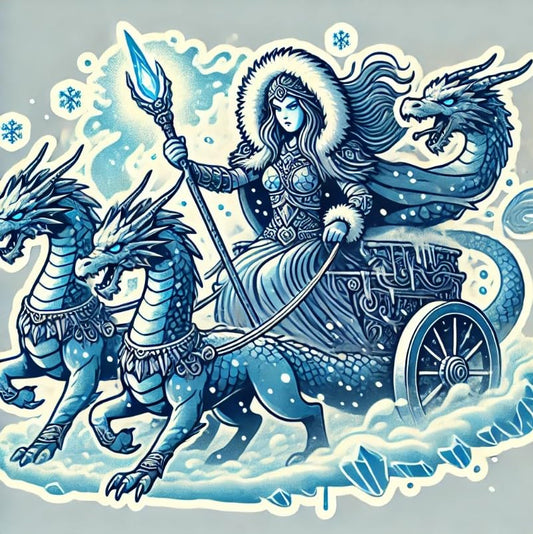 Vinyl sticker: Medea ICY Blizzard Laptop Wall Car Window Bumper Sticker Decal Truck Waterproof Auto Water Bottle