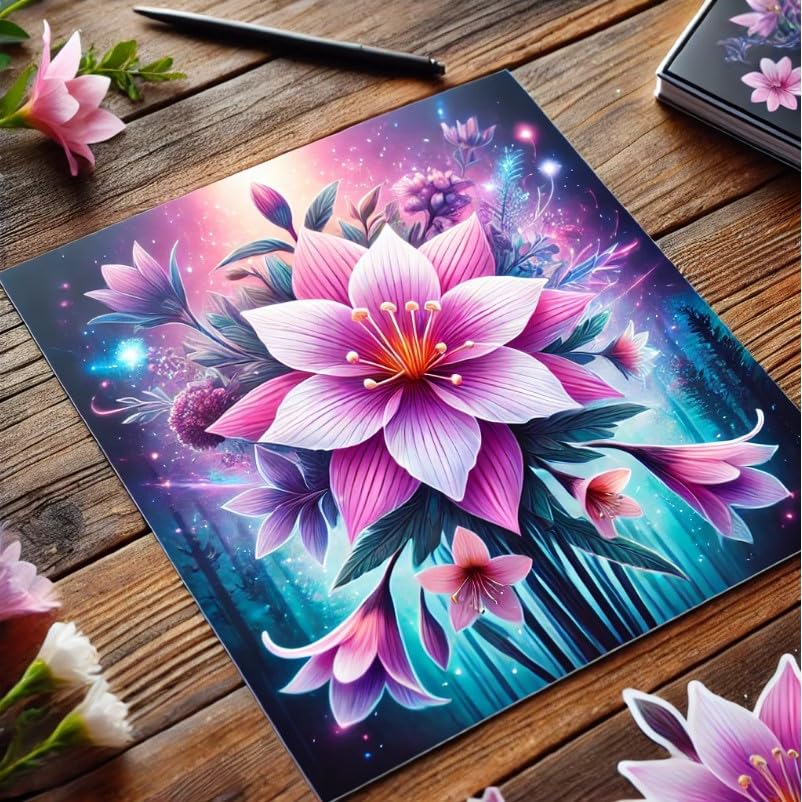 Vinyl sticker: Bitterroot Dreamy Fantasy Sticker for Laptop, Wall, Car, Window, Bumper, Decal, Truck, Waterproof, Auto, Water Bottle. Variation 3 (6)