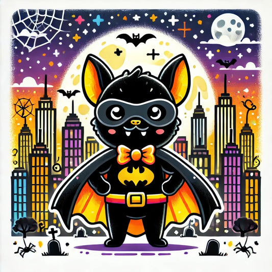 Vinyl sticker: Colorful Minimalist Black Bat Superhero Costume Sticker for Laptop, Wall, Car, Window, Bumper, and Water Bottle – Waterproof, Auto Decal for Truck and More (4)