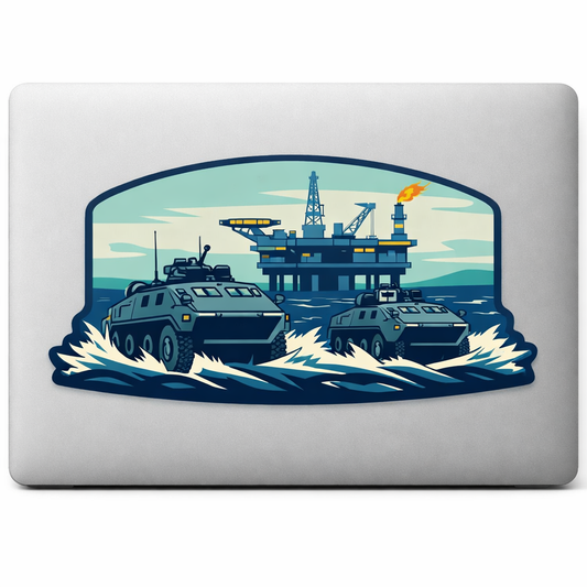 ARM Armor Sticker Decal Vinyl Laptop Car Window Bumper AUTO Water Bottle Helmets Waterproof Offshore Industrial Vector