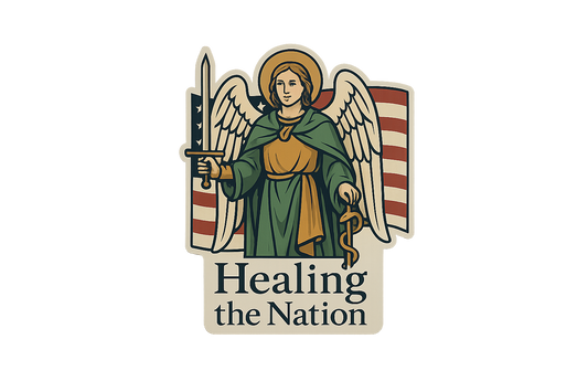 USA Archangel Raphael Sticker Decal Vinyl Laptop Car Window Bumper AUTO Water Bottle Helmets Waterproof