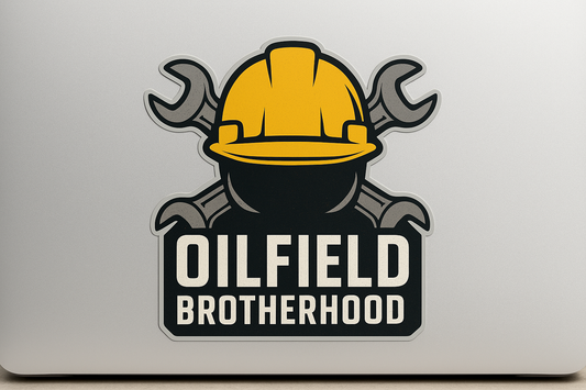Oilfield Brotherhood Sticker Decal Vinyl Laptop Car Window Bumper AUTO Water Bottle Helmets Waterproof