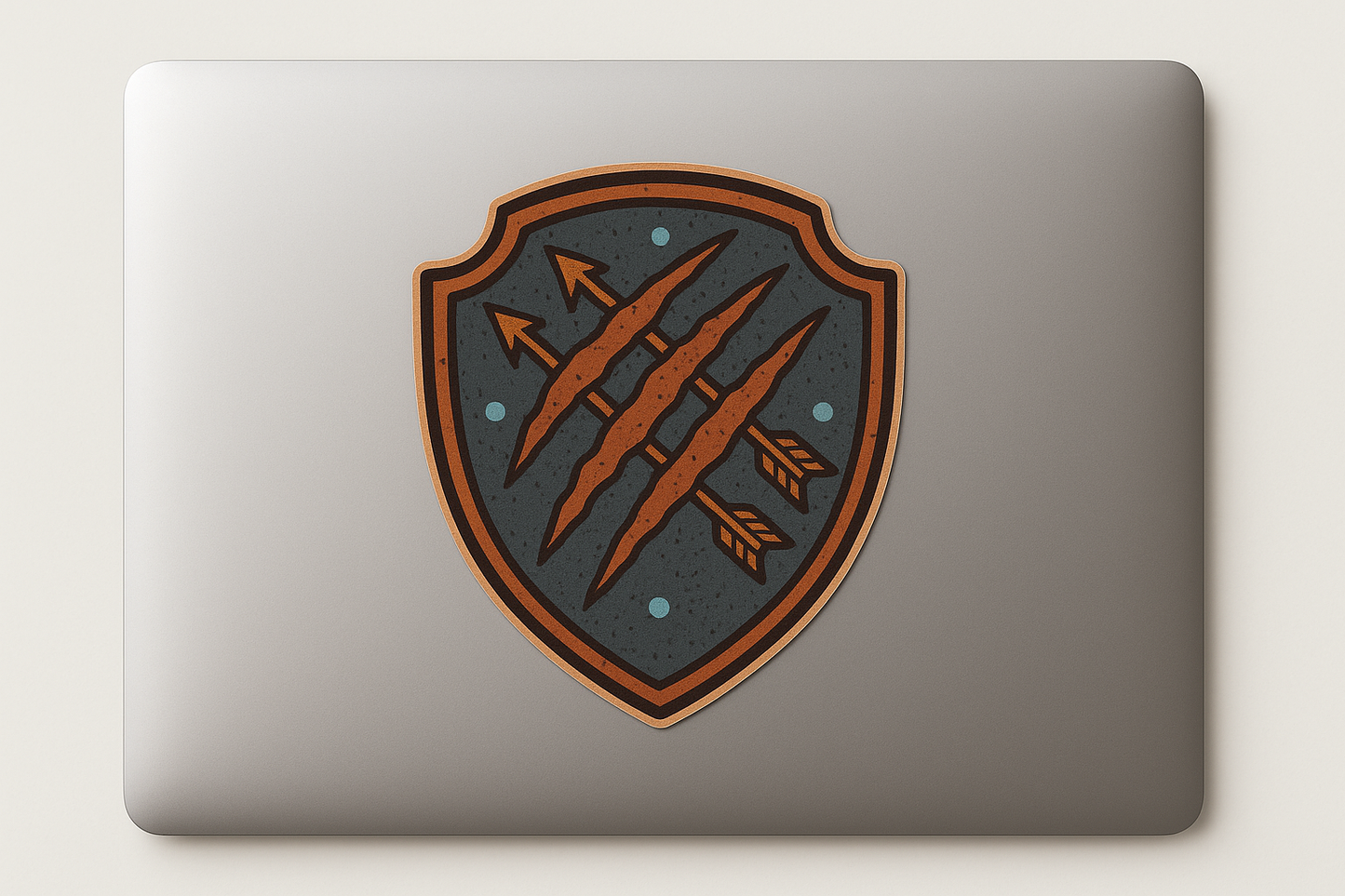 Native Shield Arrow Marks Claw Scratches Sticker Decal Vinyl Laptop Car Window Bumper AUTO Water Bottle Helmets Waterproof