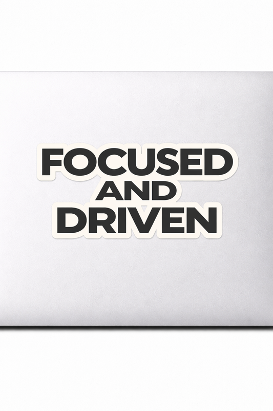 USA Focused and Driven Sticker Decal Vinyl Laptop Car Window Bumper AUTO Water Bottle Helmets Waterproof