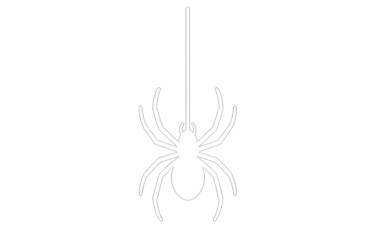 Spider Silk Line Sticker Decal Vinyl Laptop Car Window Bumper AUTO Water Bottle Helmets Waterproof Nature