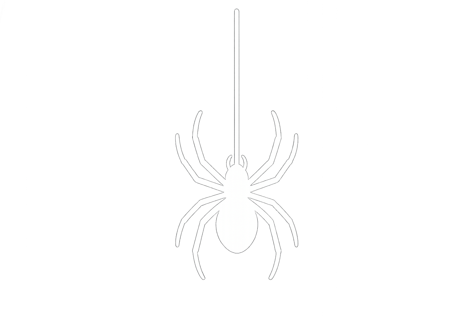 Spider Silk Line Sticker Decal Vinyl Laptop Car Window Bumper AUTO Water Bottle Helmets Waterproof Nature