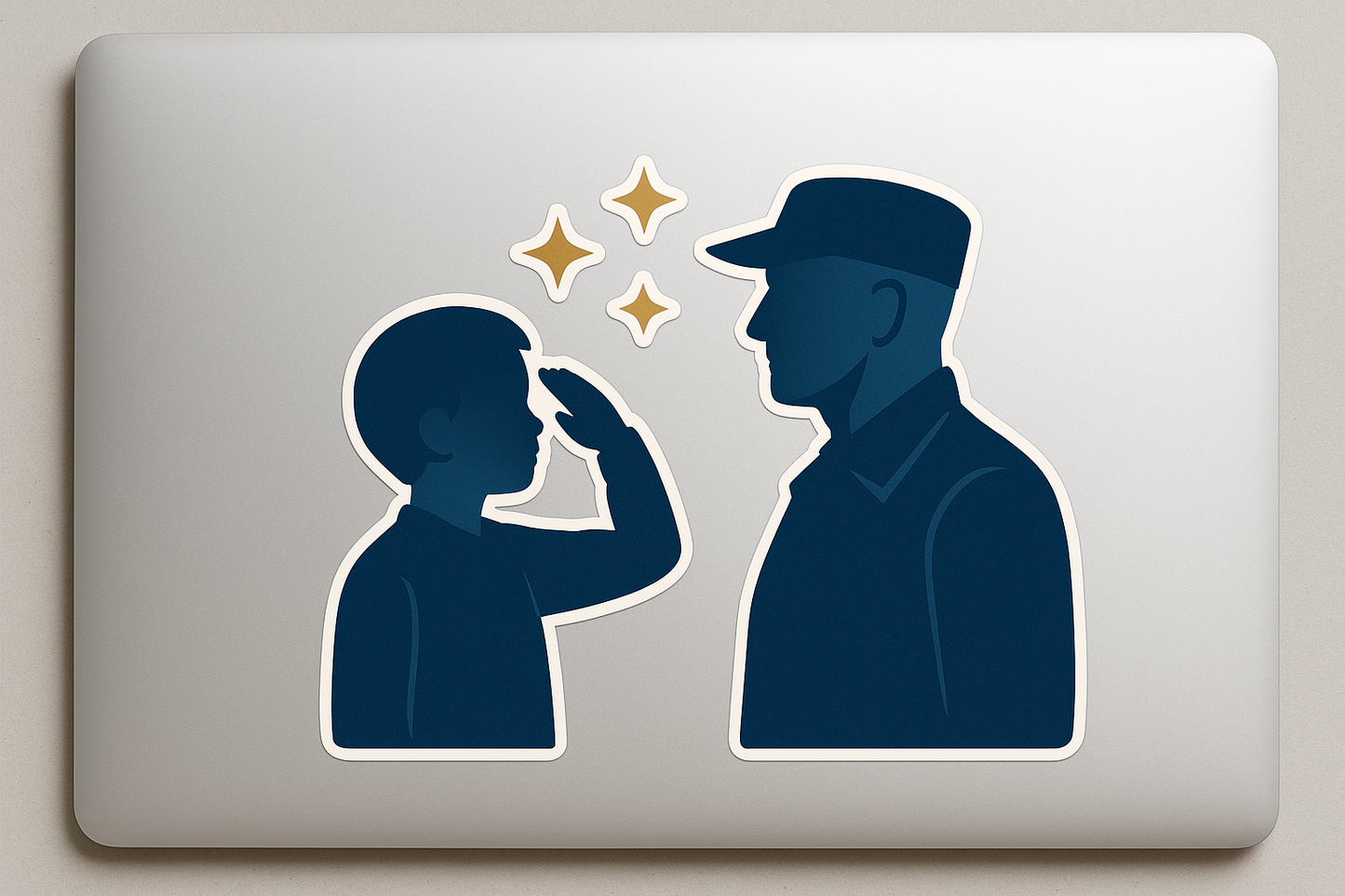 Veteran Youth Salute Sticker Decal Vinyl Laptop Car Window Bumper AUTO Water Bottle Helmets Waterproof