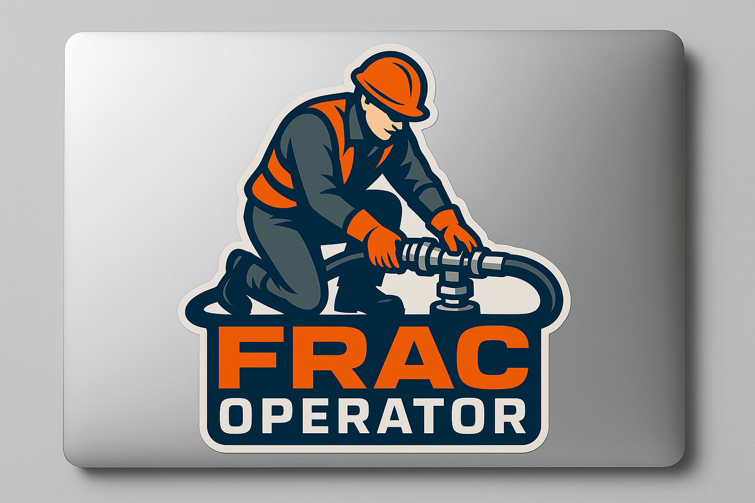FRAC Operator Sticker Decal Vinyl Laptop Car Window Bumper AUTO Water Bottle Helmets Waterproof