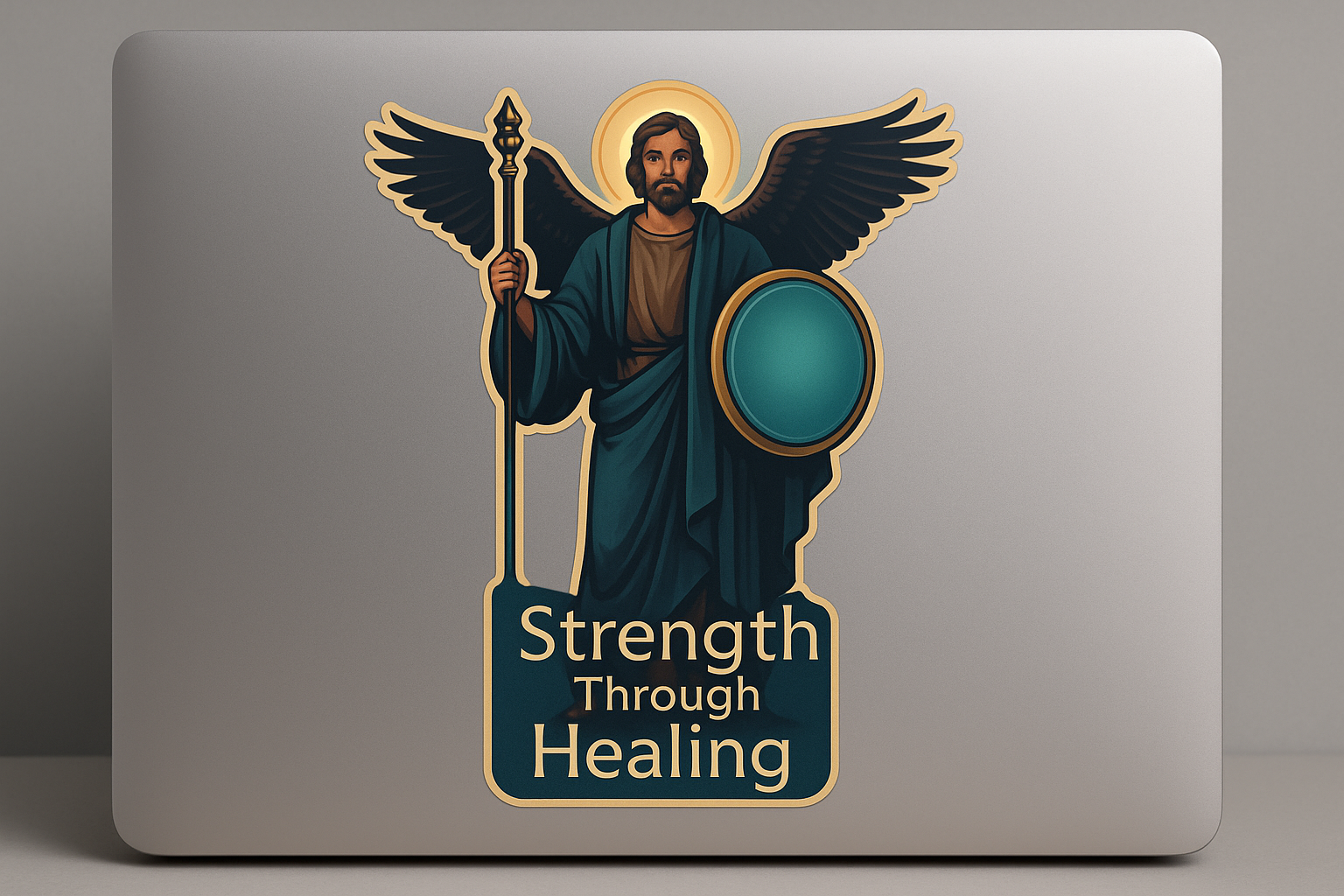 Raphael Archangel Sticker Decal Vinyl Laptop Car Window Bumper AUTO Water Bottle Helmets Waterproof Eagle
