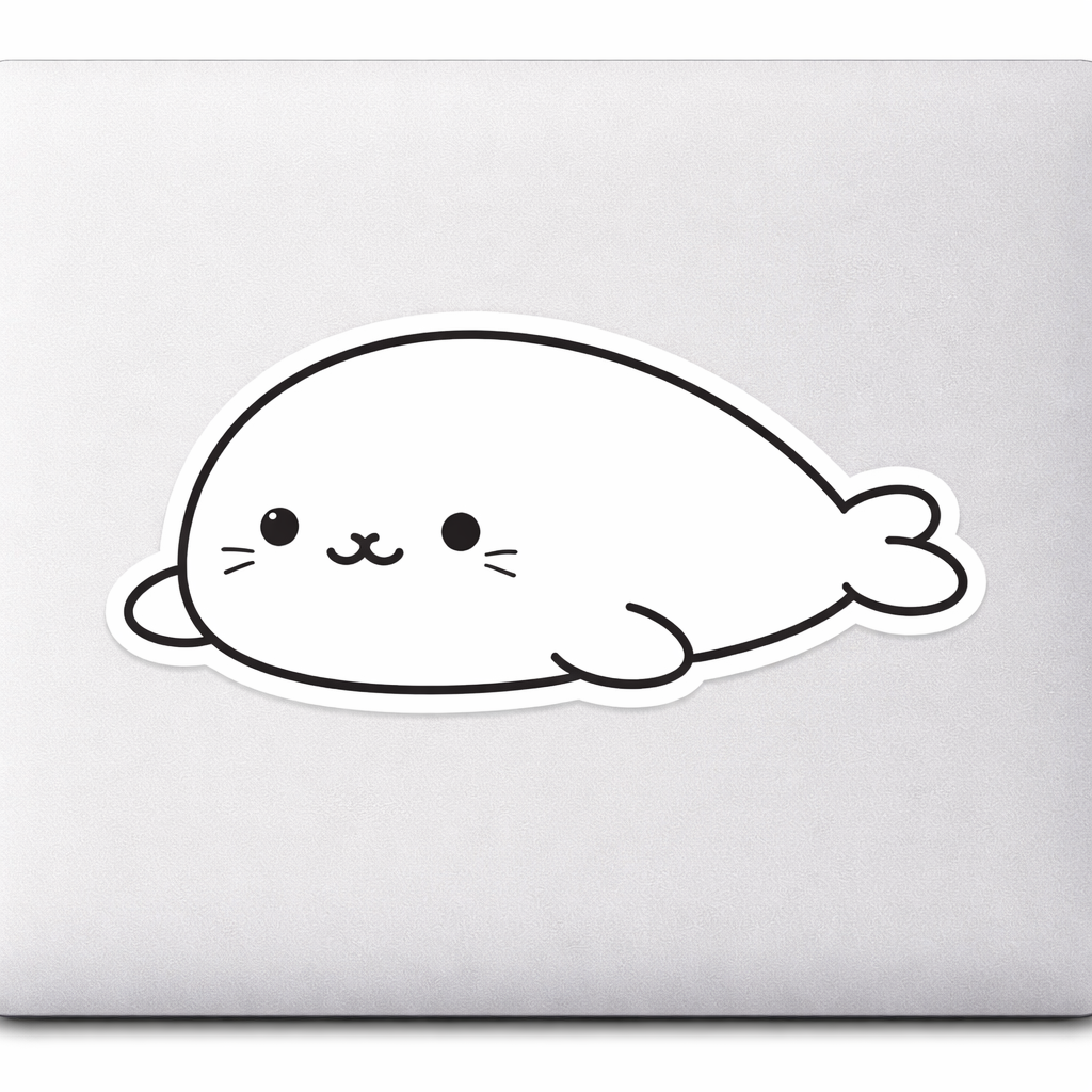 Harbor Seal Sticker Decal Vinyl Laptop Car Window Bumper AUTO Water Bottle Helmets Waterproof Cute Animal
