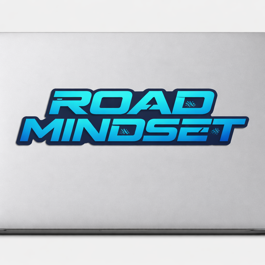 ROAD MINDSET Sticker Decal Vinyl Laptop Car Window Bumper AUTO Water Bottle Helmets Waterproof US