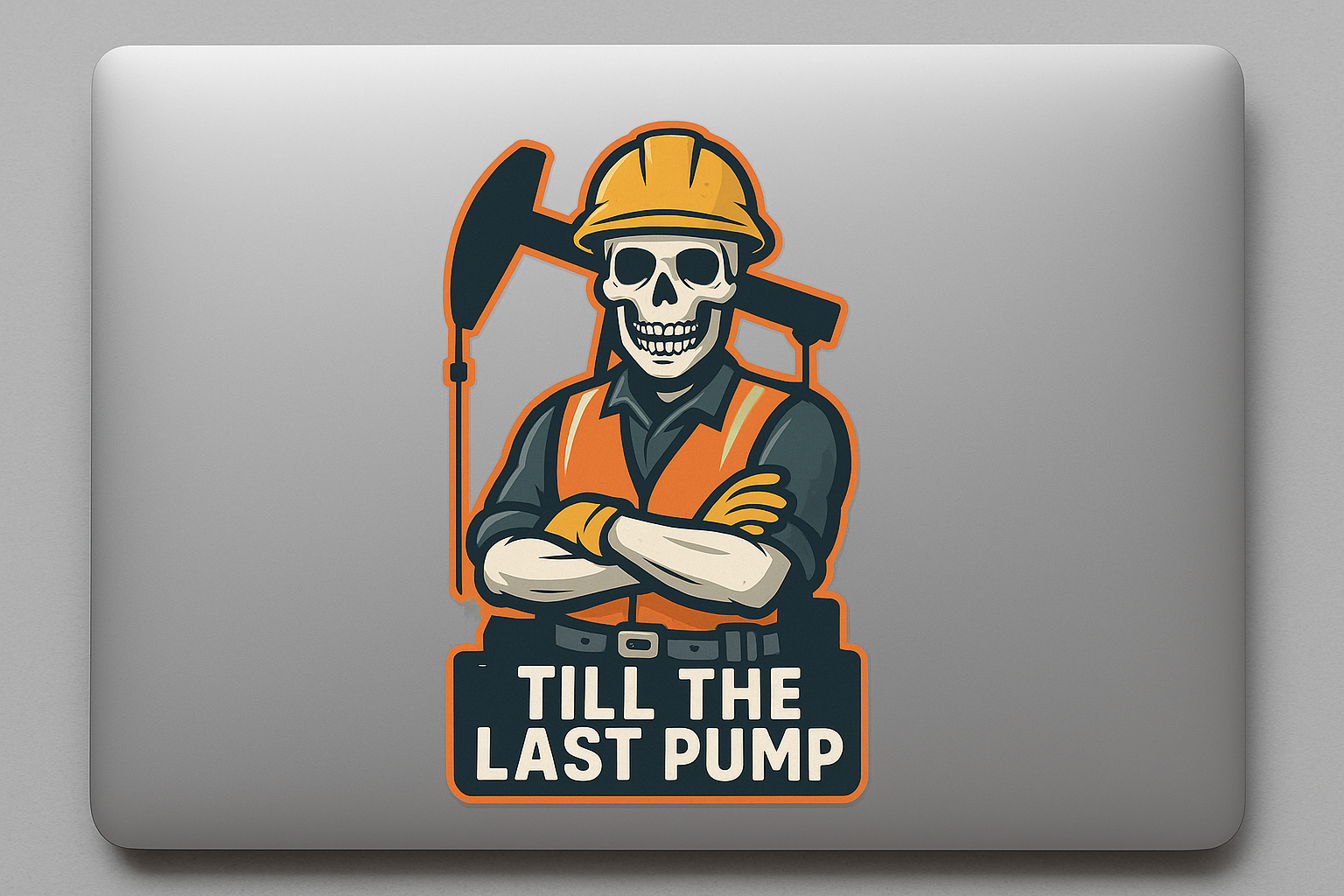 Oilfield Skeleton Sticker Decal Vinyl Laptop Car Window Bumper AUTO Water Bottle Helmets Waterproof