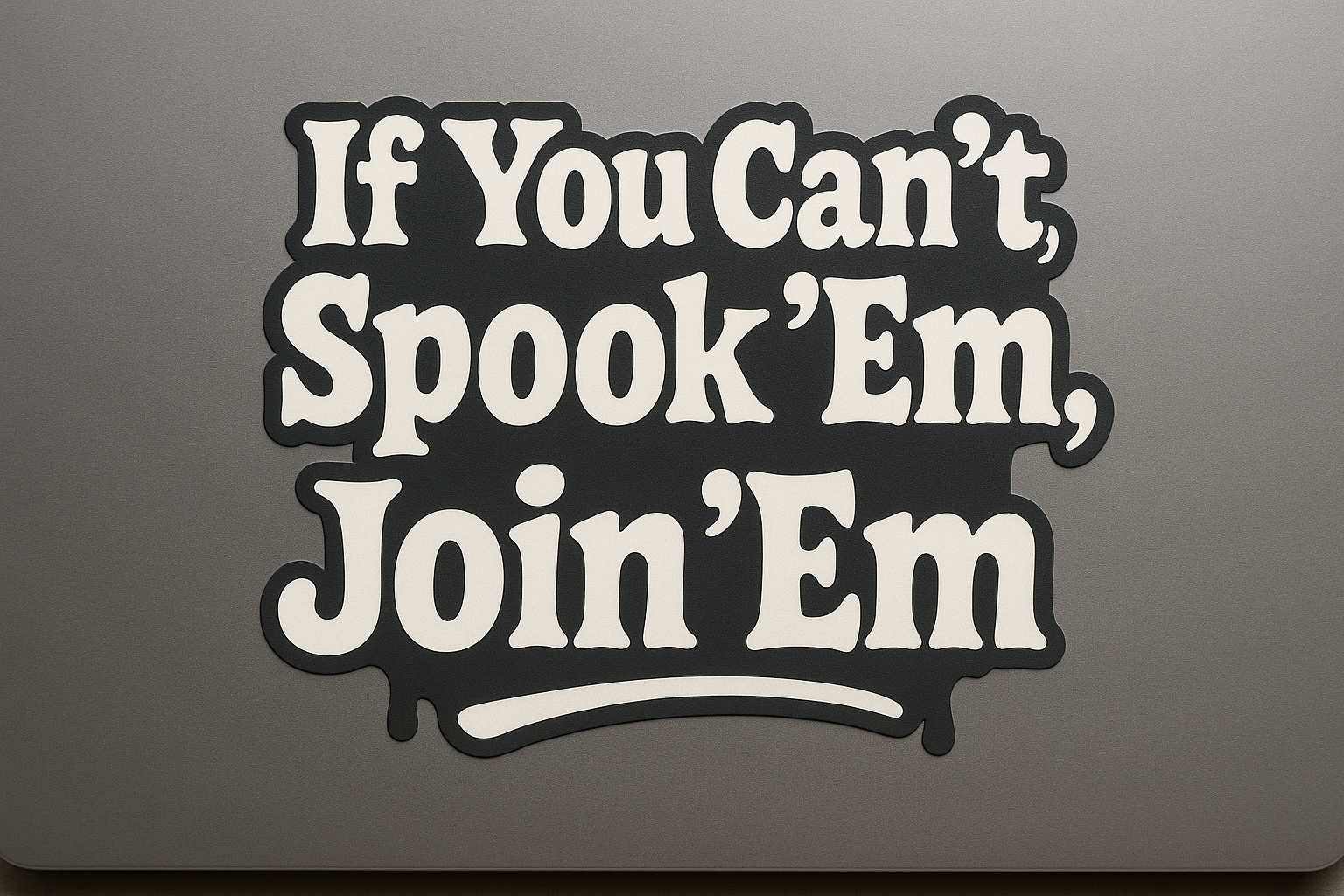 Halloween Phrase Sticker Decal Vinyl Laptop Car Window Bumper AUTO Water Bottle Helmets Waterproof High-Contrast