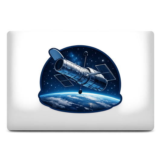HST Hubble Space Telescope Sticker Decal Vinyl Laptop Car Window Bumper AUTO Water Bottle Helmets Waterproof Space