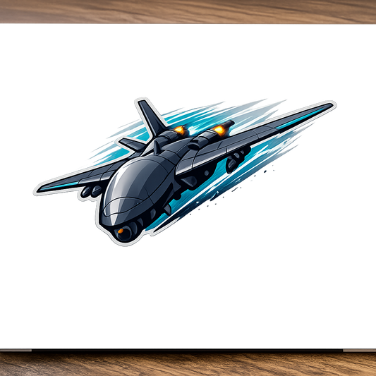 Attack Drone Sticker Decal Vinyl Laptop Car Window Bumper AUTO Water Bottle Waterproof Helmets High Speed Dive