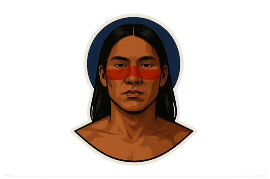 Native Warrior Sticker Decal Vinyl Laptop Car Window Bumper AUTO Water Bottle Helmets Waterproof