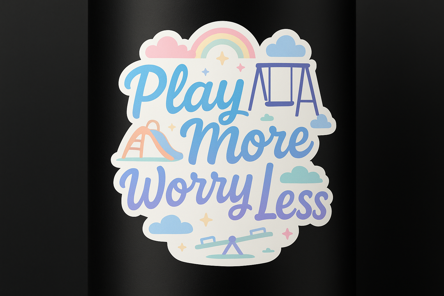 Playground Sticker Decal Vinyl Laptop Car Window Bumper AUTO Bottle Water Bottle Helmets Waterproof Childhood