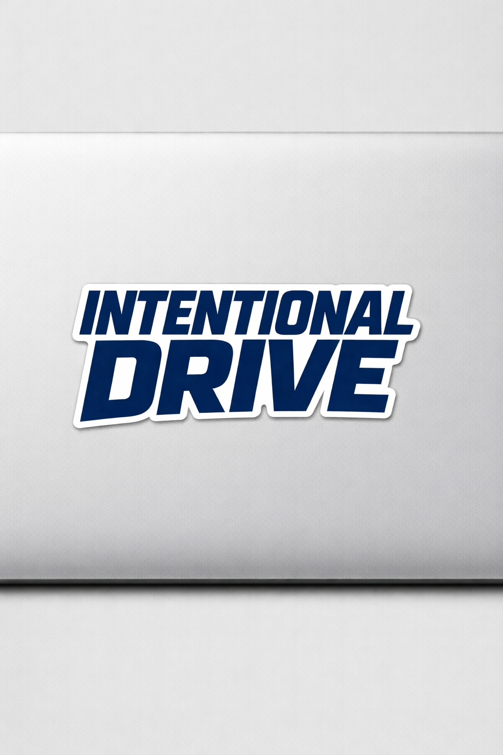 INTENTIONAL DRIVE Sticker Decal Vinyl Laptop Car Window Bumper AUTO Water Bottle Helmets Waterproof