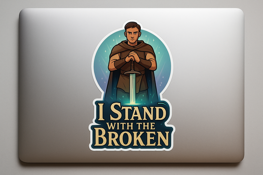 Raphael Sword Healing Energy Sticker Decal Vinyl Laptop Car Window Bumper AUTO Water Bottle Helmets Waterproof