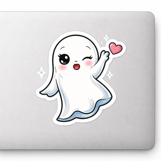 SEXY CUTE Ghost Sticker Decal Vinyl Laptop Car Window Bumper AUTO Water Bottle Helmets Waterproof Cartoon Character