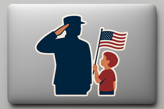 Veterans Day USA Salute Sticker Decal Vinyl Laptop Car Window Bumper AUTO Water Bottle Helmets Waterproof