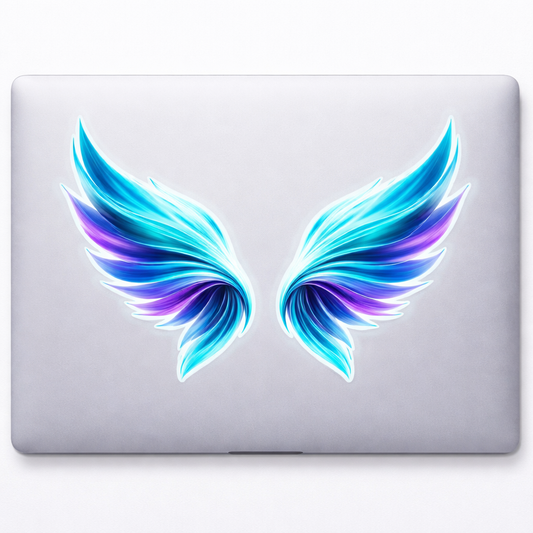 Energy Wings Sticker Decal Vinyl Laptop Car Window Bumper AUTO Bottle Water Bottle Helmets Waterproof