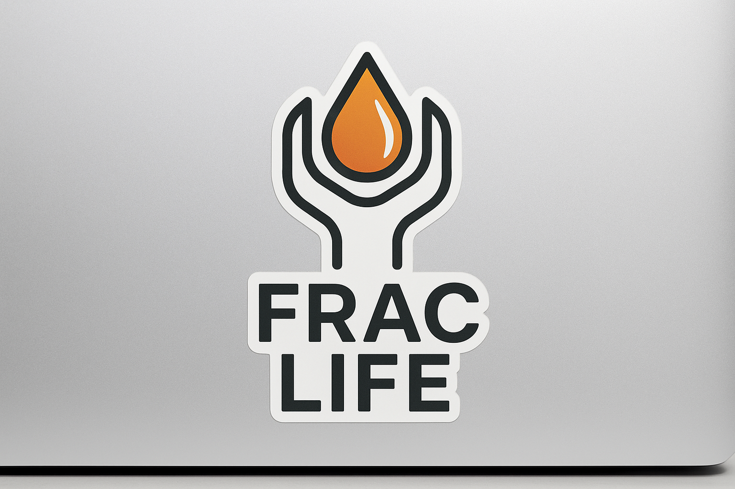 FRAC LIFE Sticker Decal Vinyl Laptop Car Window Bumper Truck AUTO Bottle Water Bottle Helmets Waterproof