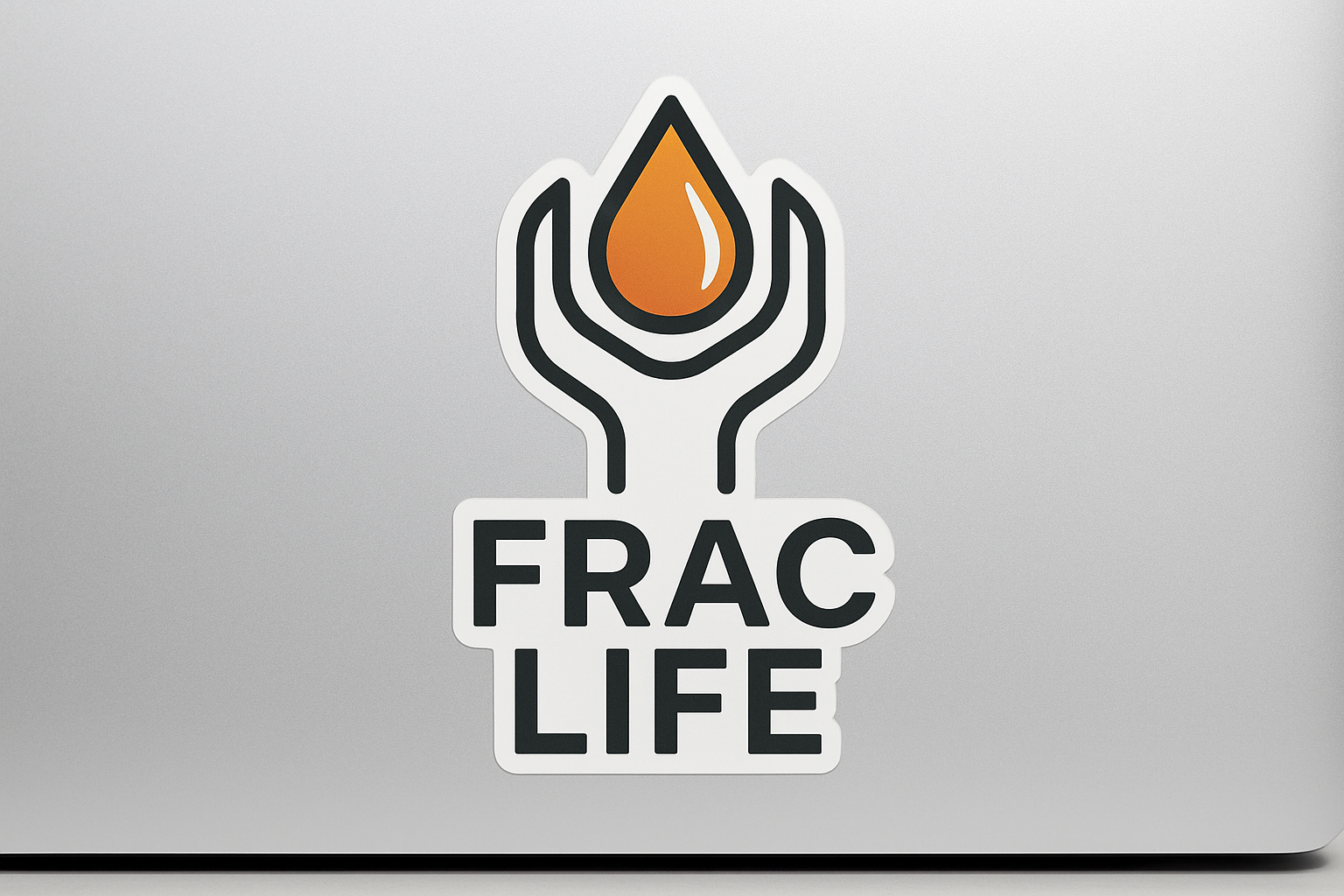 FRAC LIFE Sticker Decal Vinyl Laptop Car Window Bumper Truck AUTO Bottle Water Bottle Helmets Waterproof