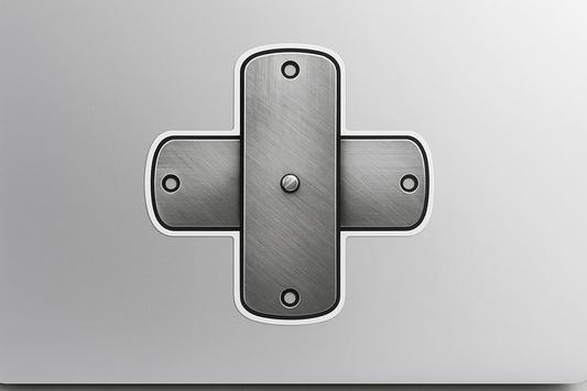 Cross Dog Tags Sticker Decal Vinyl Laptop Car Window Bumper AUTO Water Bottle Helmets Waterproof