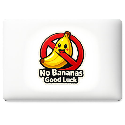 Banana Sticker Decal Vinyl Laptop Car Window Bumper AUTO Bottle Water Bottle Helmets Waterproof Good Luck Cartoon