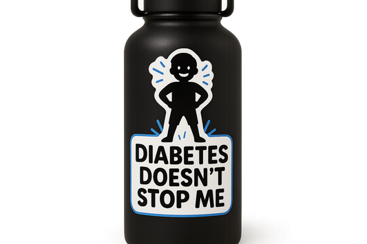 Diabetes Awareness Sticker Decal Vinyl Laptop Car Window Bumper AUTO Water Bottle Helmets Waterproof