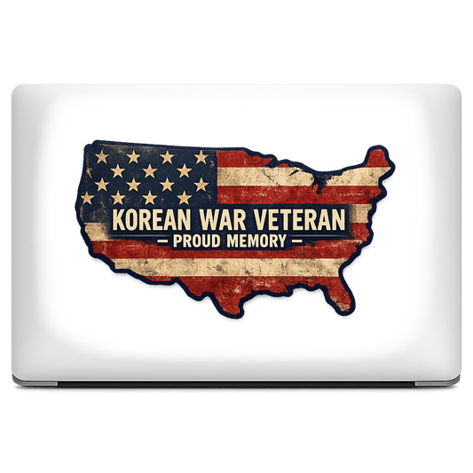 KW Korean War Veteran Sticker Decal Vinyl Laptop Car Window Bumper AUTO Water Bottle Helmets Waterproof USA