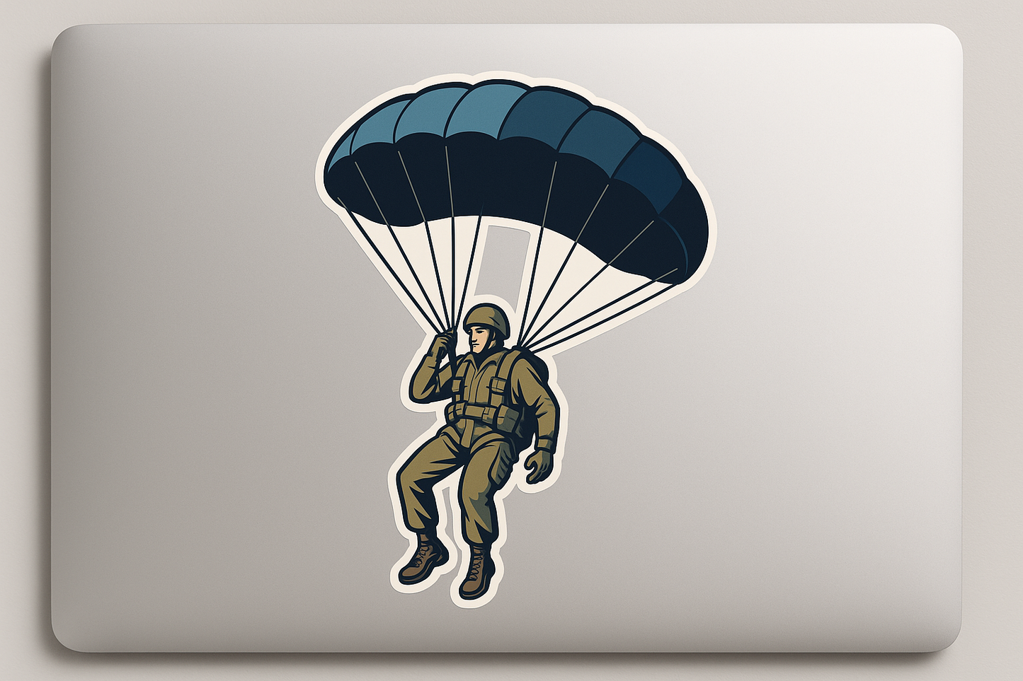 Paratrooper Jumping Sticker Decal Vinyl Laptop Car Window Bumper AUTO Water Bottle Helmets Waterproof Skydiving Parachute