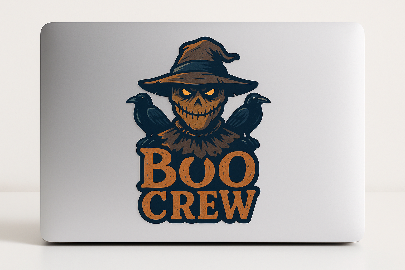 Creepy Scarecrow Sticker Decal Crows Boo Crew Vinyl Laptop Car Window Bumper AUTO Water Bottle Helmets Waterproof