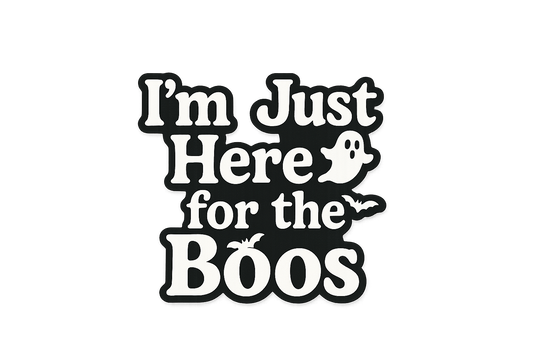 Halloween Sticker Decal Vinyl Laptop Car Window Bumper AUTO Water Bottle Helmets Waterproof Spooky Phrase