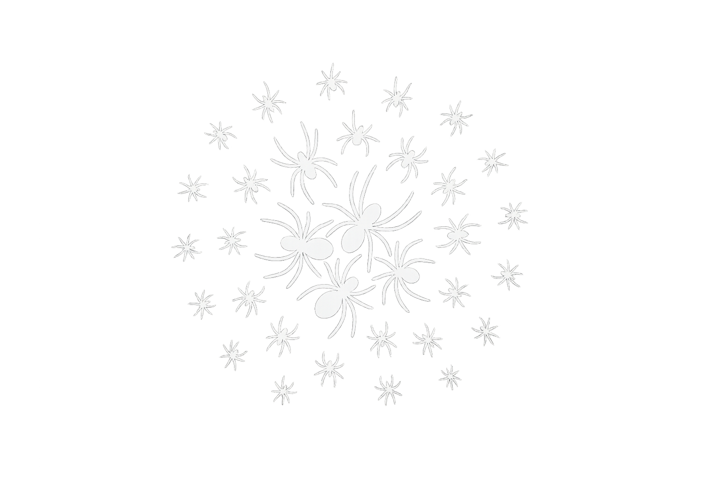 Spiders Sticker Decal Vinyl Laptop Car Window Bumper AUTO Water Bottle Helmets Waterproof Nature