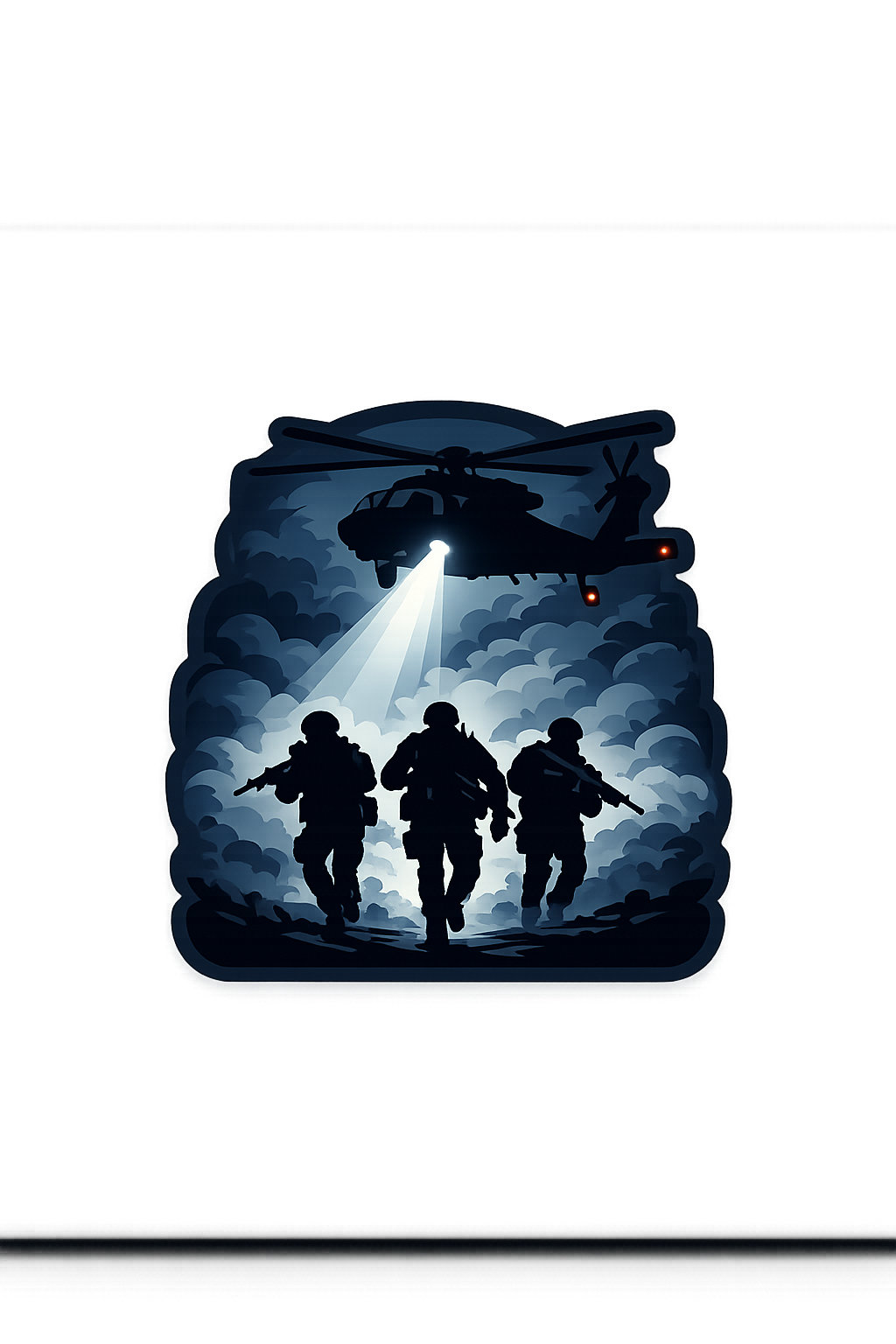 Military Night Extraction Sticker Decal Vinyl Laptop Car Window Bumper Truck AUTO Water Bottle Helmets Waterproof Scene