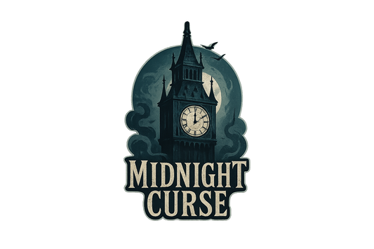 Haunted Clock Tower Sticker Decal Vinyl Laptop Car Window Bumper AUTO Water Bottle Helmets Waterproof Midnight Curse