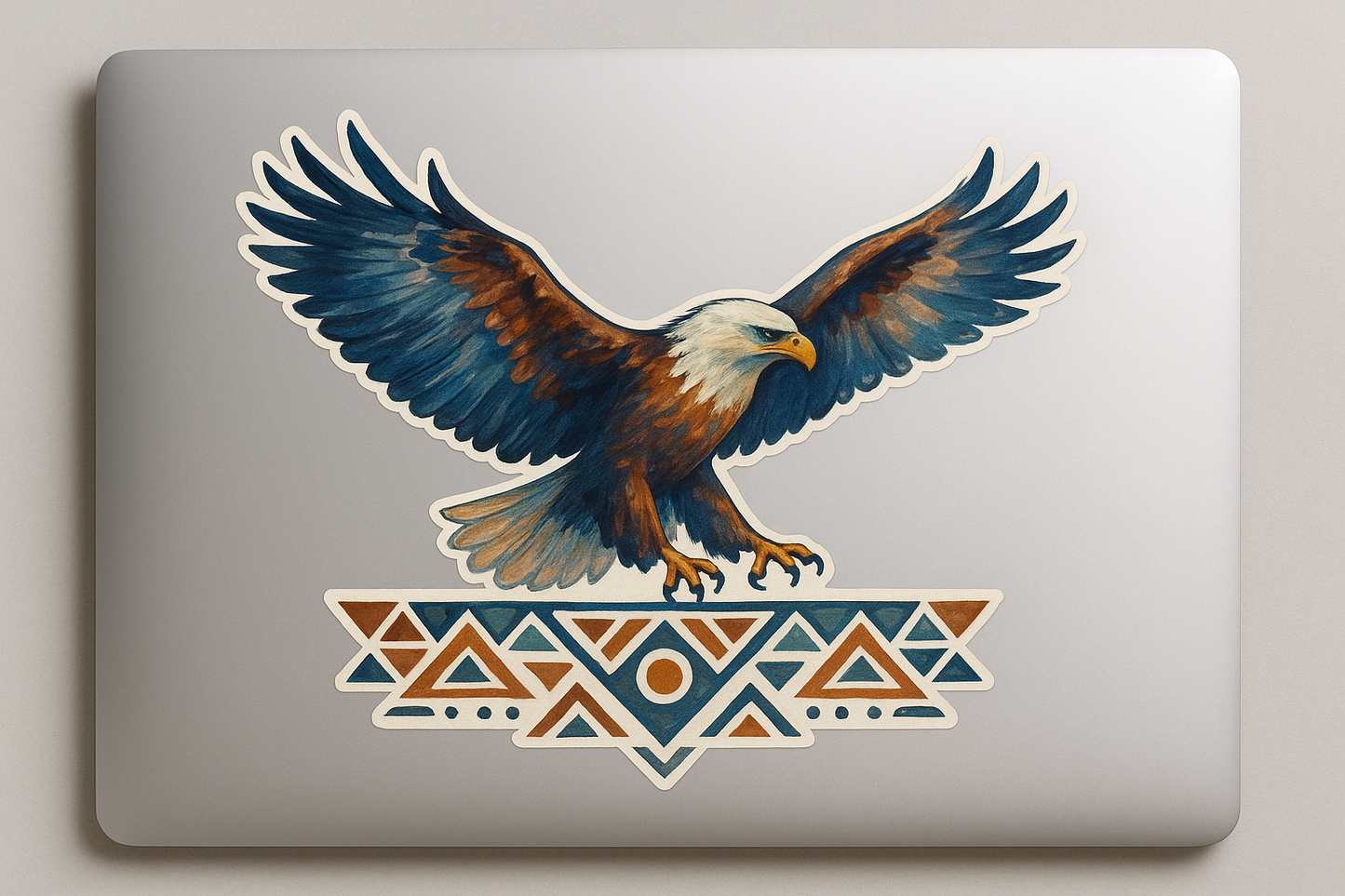 Painted Eagle Tribal Symbols Sticker Decal Vinyl Laptop Car Window Bumper AUTO Water Bottle Helmets Waterproof