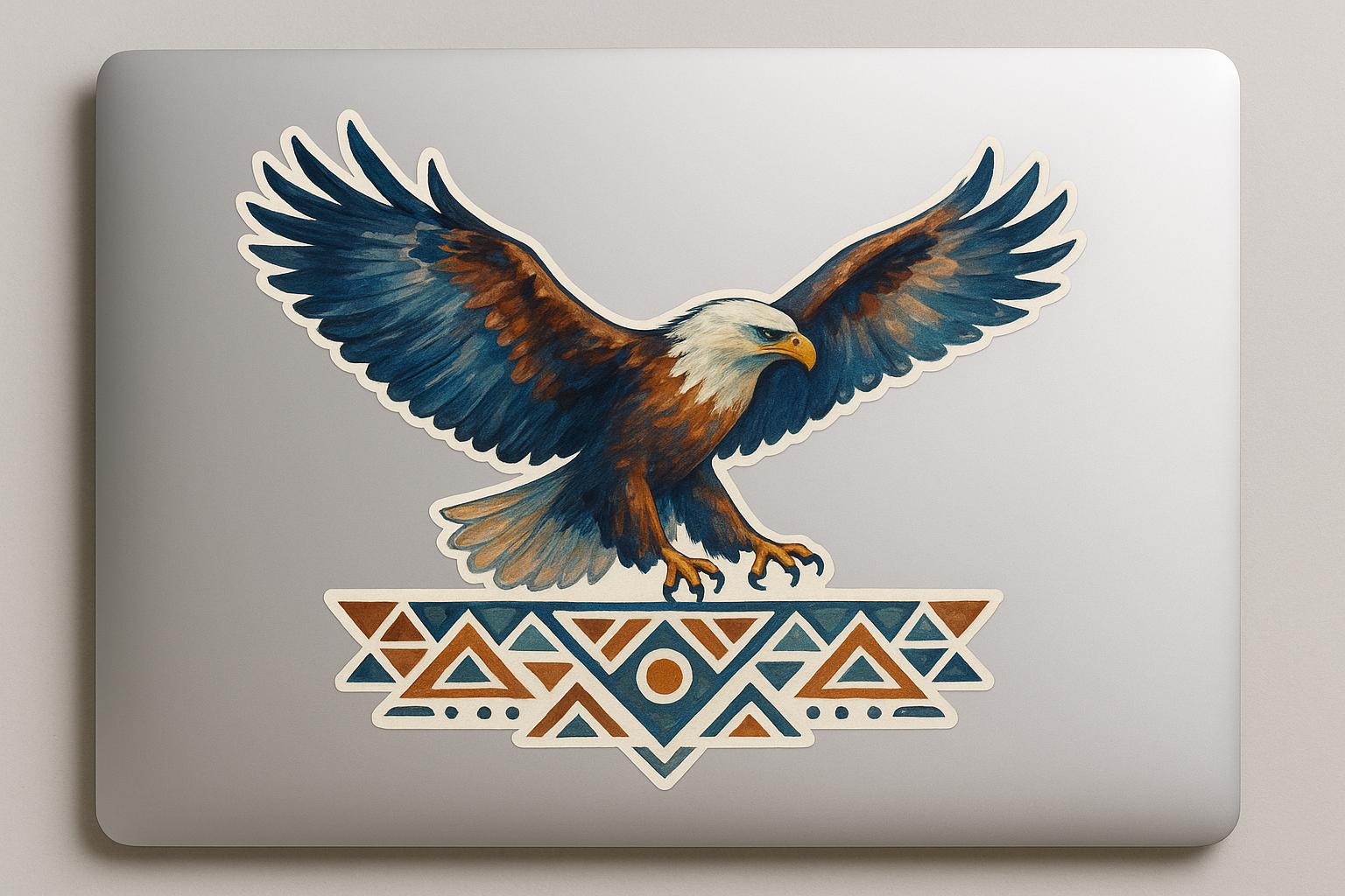 Painted Eagle Tribal Symbols Sticker Decal Vinyl Laptop Car Window Bumper AUTO Water Bottle Helmets Waterproof