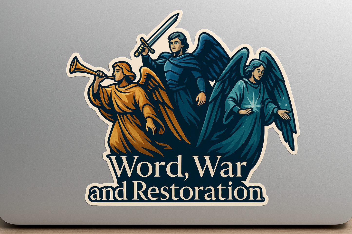 Gabriel Raphael Michael Sticker Decal Vinyl Laptop Car Window Bumper AUTO Water Bottle Helmets Waterproof Angels