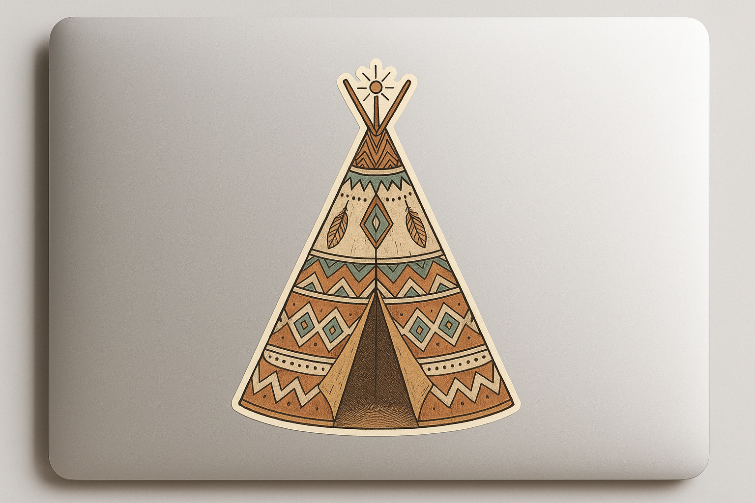 Tipi Native American Sticker Decal Vinyl Laptop Car Window Bumper AUTO Water Bottle Helmets Waterproof Tribal