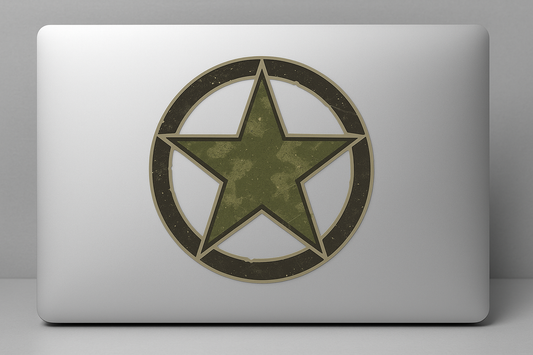 Military US Star Sticker Decal Vinyl Laptop Car Window Bumper AUTO Water Bottle Helmets Waterproof American