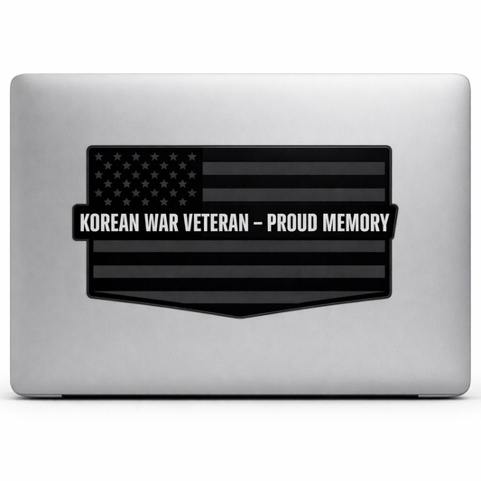 USA Korean War Veteran Sticker Decal Vinyl Laptop Car Window Bumper AUTO Water Bottle Helmets Waterproof Tribute